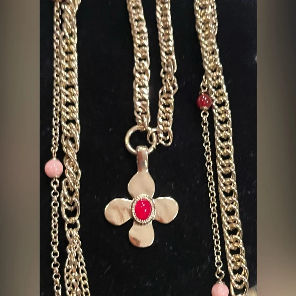 NWT Free People Catriona Layer Necklace - Picture 3 of 4